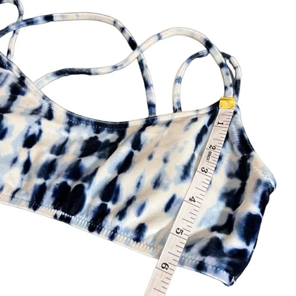 Pink Victoria’s Secret bikini top velvet tie dye Size Small - Picture 10 of 14